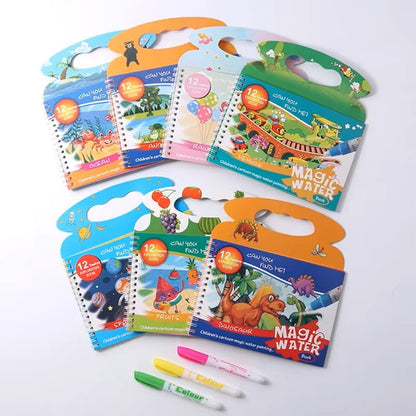 LIBRO MAGICO PINTURA AL AGUA